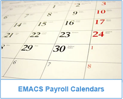 EMACS Payroll Calendars